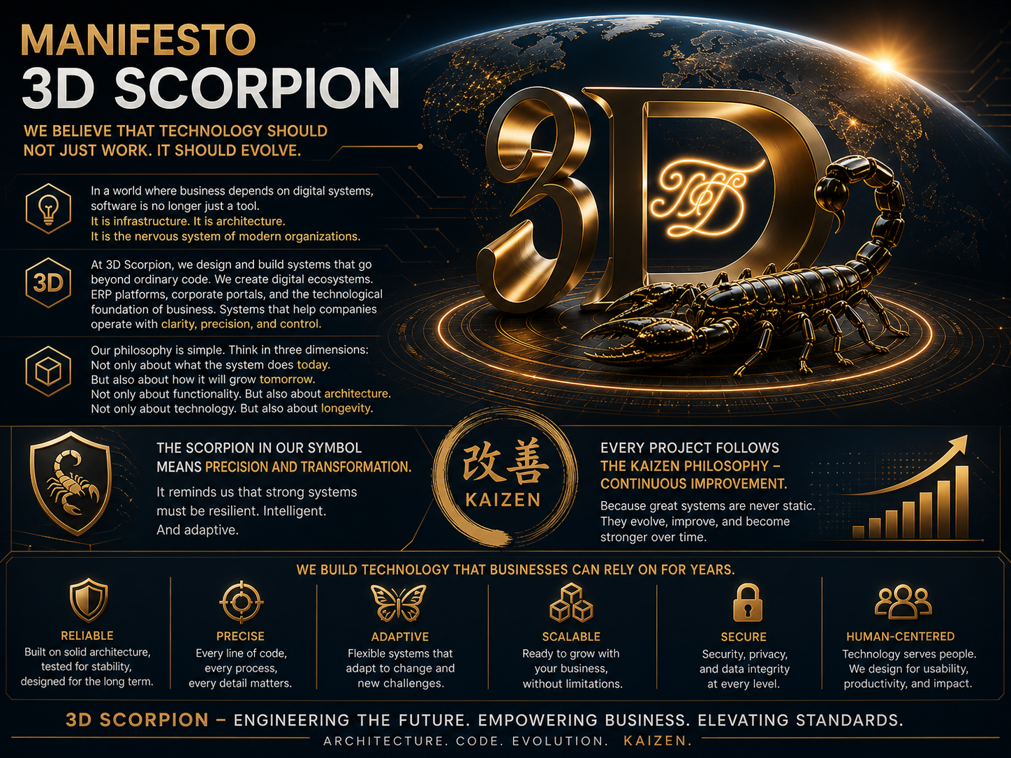 3D Scorpion Manifesto