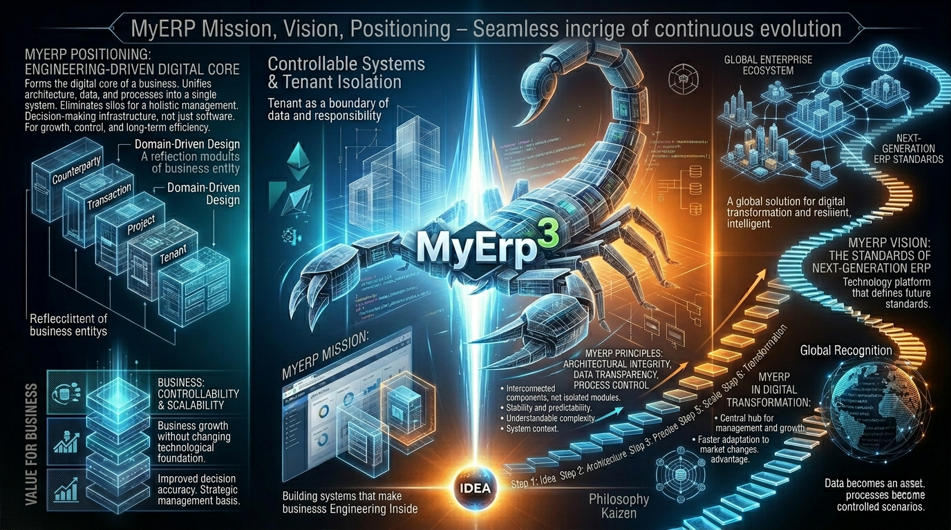 MyErp Mission, Vision, Positioning
