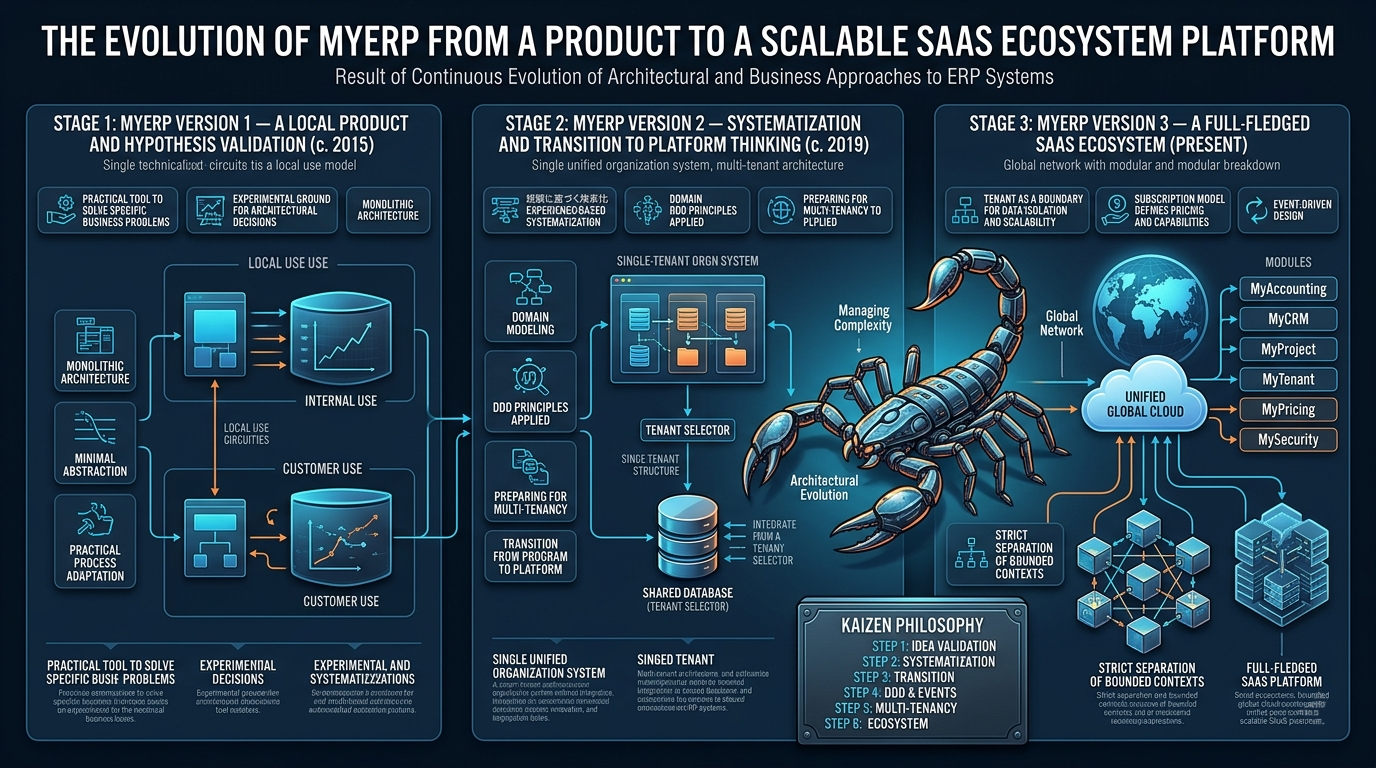 MyErp versions